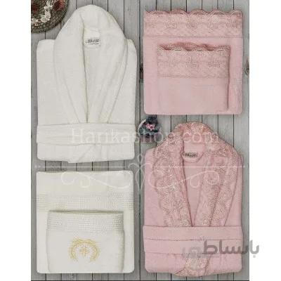 سرویس حوله عروس جاسمین ترک طرح مداپاریس