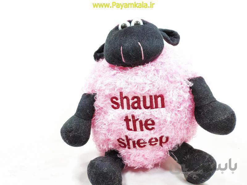 عروسک پولیشی بره ناقلا سایز متوسط (SHAUN THE SHEEP 1290) صورتی