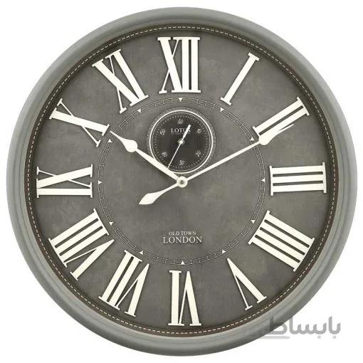 ساعت دیواری چوبی مدل ANSON کد W-161 رنگ GRAY. NEW