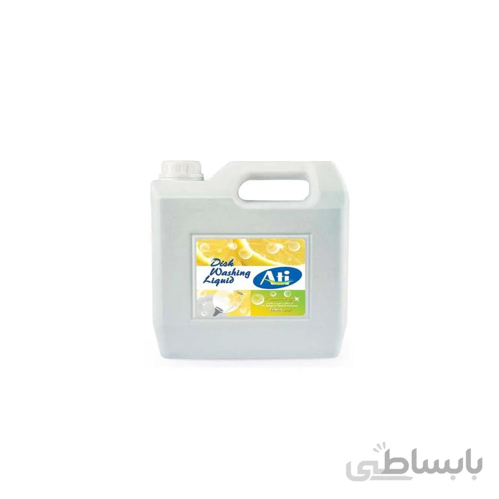 مایع ظرفشویی آتی با رایحه لیمو وزن 4000 گرم