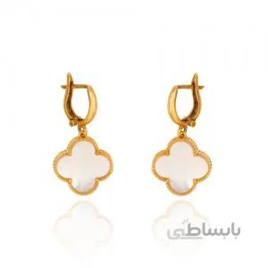گوشواره طلا زنانه طرح ونکلیف کد CE377