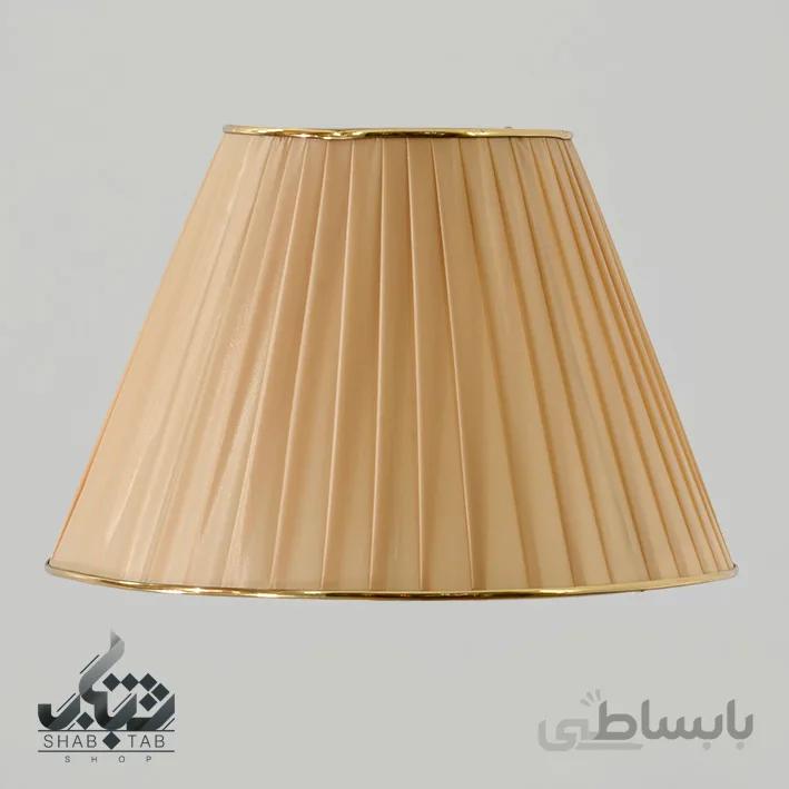 شید آباژور مدل پلیسه سایز 40 کرم 2 – سرپیچ E27