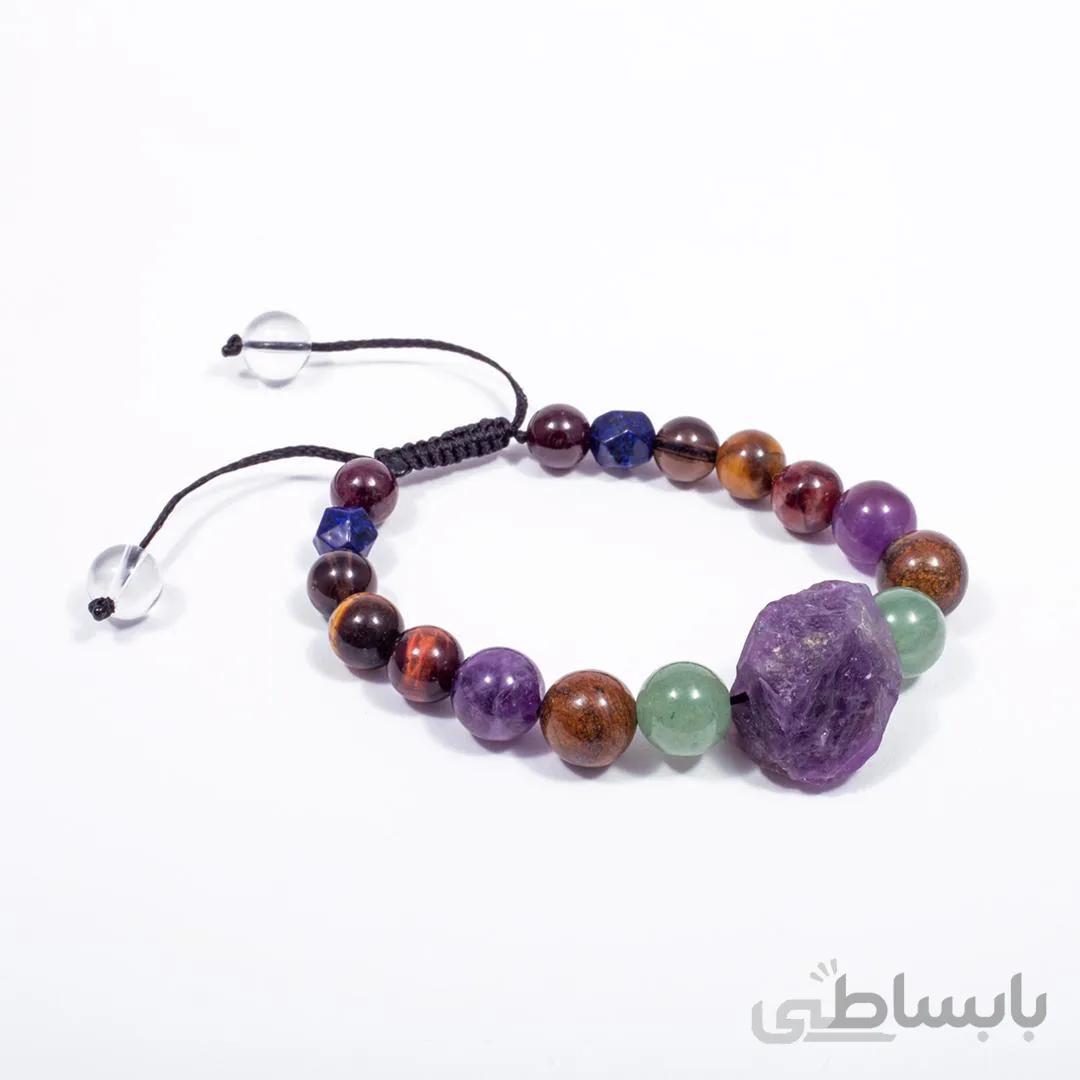 دستبند هفت چاکرا طرح اناندا
