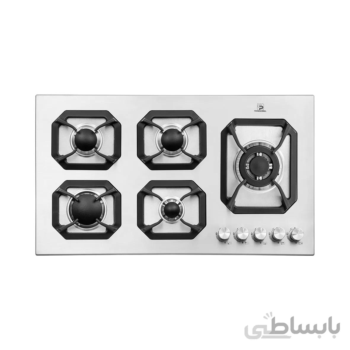 اجاق گاز ایتالیایی پرنیان استیل مدل PB 5301
