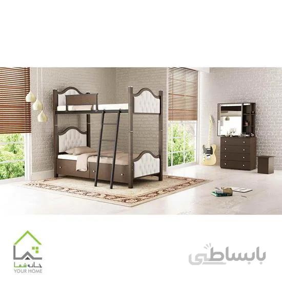 تخت خواب دو طبقه رویا
