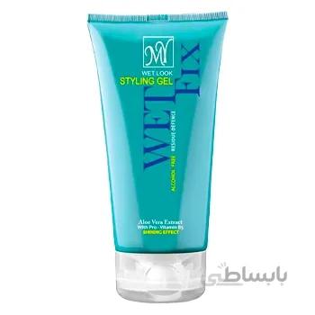 ژل موی سر مرطوب مای مدل MY WET FIX حجم 150 میلی لیتر ا MY WET FIX Wet Look Styling Gel کد 388604