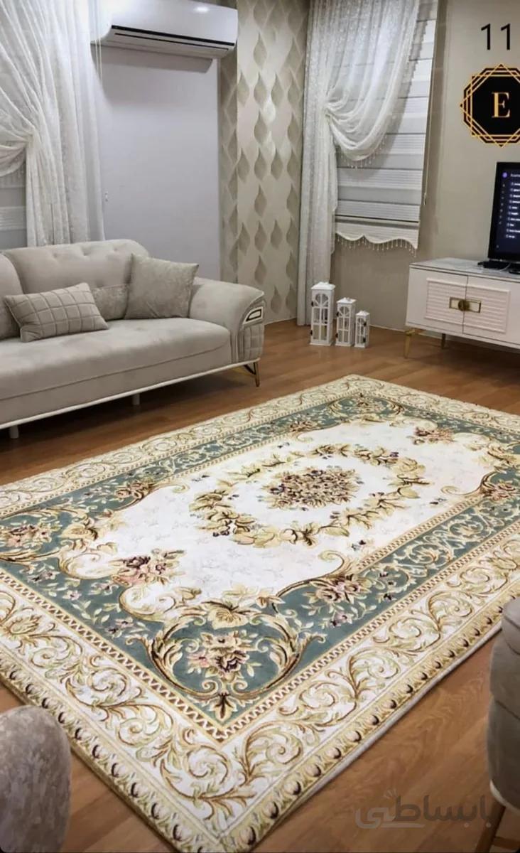 روفرشی کشدوز مخمل ترک کد 8000 سایز 350*250 سانتی متر ( 9متری )