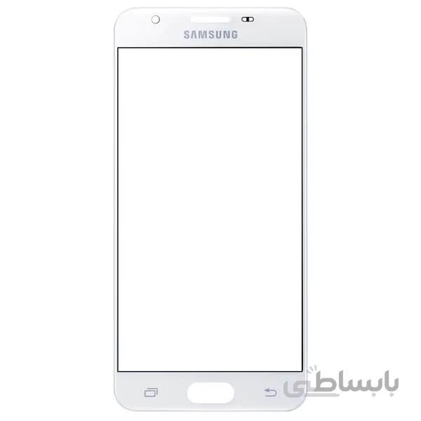 گلس تعمیراتی سامسونگ SAMSUNG J5 PRIME / J570 سفید مشکی طلایی