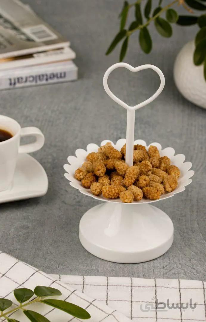 شیرینی خوری فلزی پایه دار