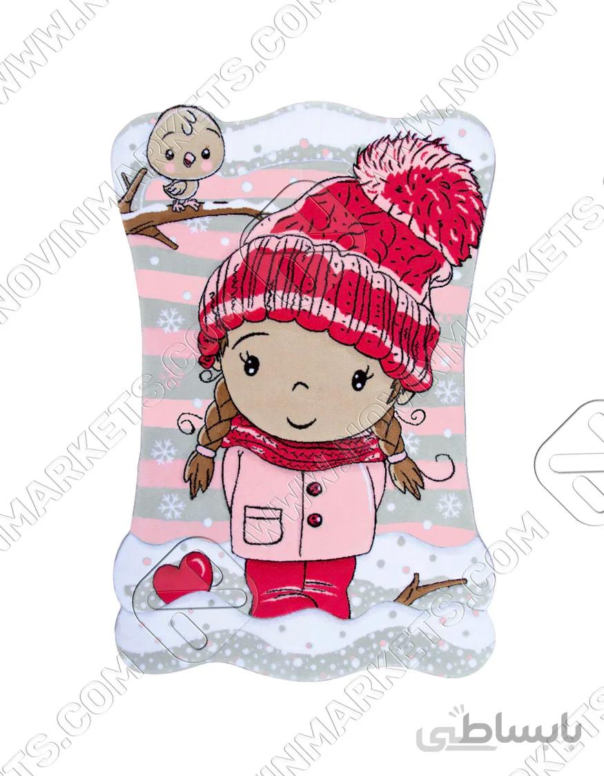 فرش کودک زرباف طرح برفی ا Snow Baby Rug Zarbaf