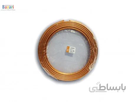 لوله مسی کلاف سایز 10 - 3/8 اینچ کد 30-0 قائم 15 متری