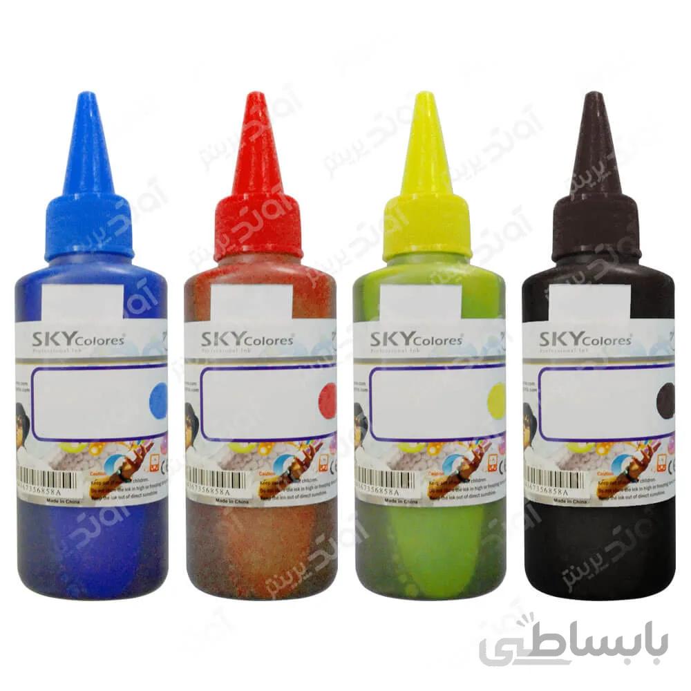 جوهر پرینتر کانن 4 رنگ Canon Sky Colors 100ml