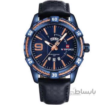 ساعت مچی عقربه ای مردانه نیوی فورس مدل NF9117M/BBG ا Naviforce NF9117M/BBG Watch For Men