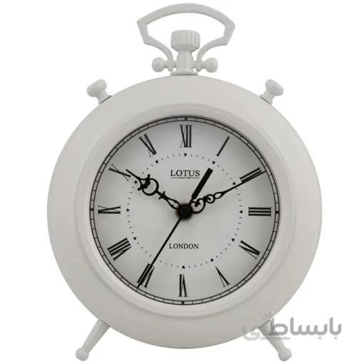 ساعت فلزی رومیزی SAN LUIS کد BS-500 رنگ WHITE