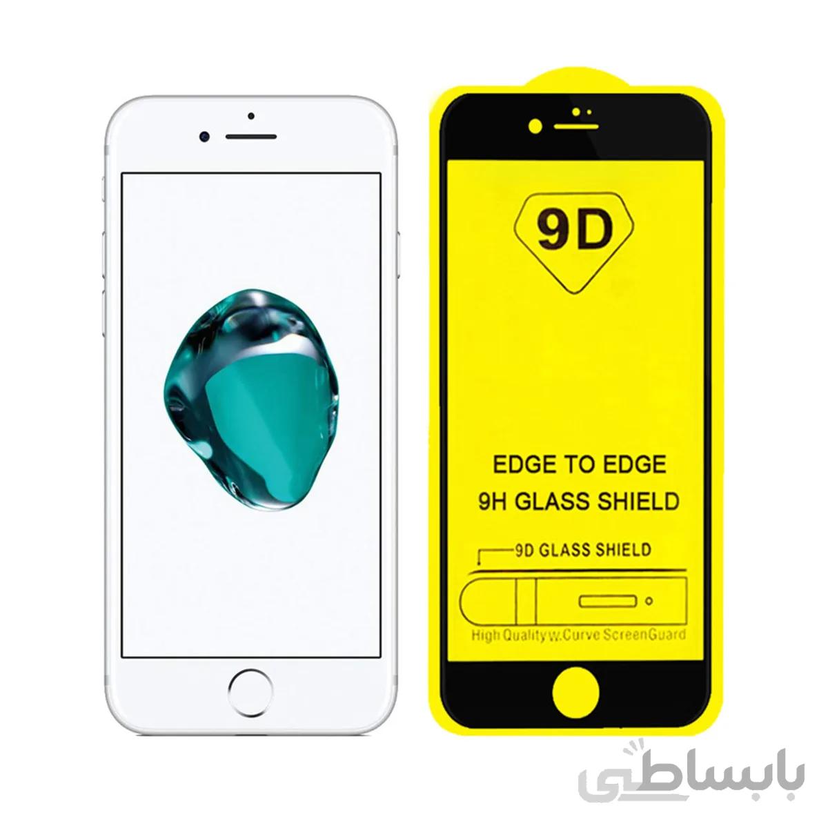 محافظ صفحه گلس فول چسب مناسب iphone 6