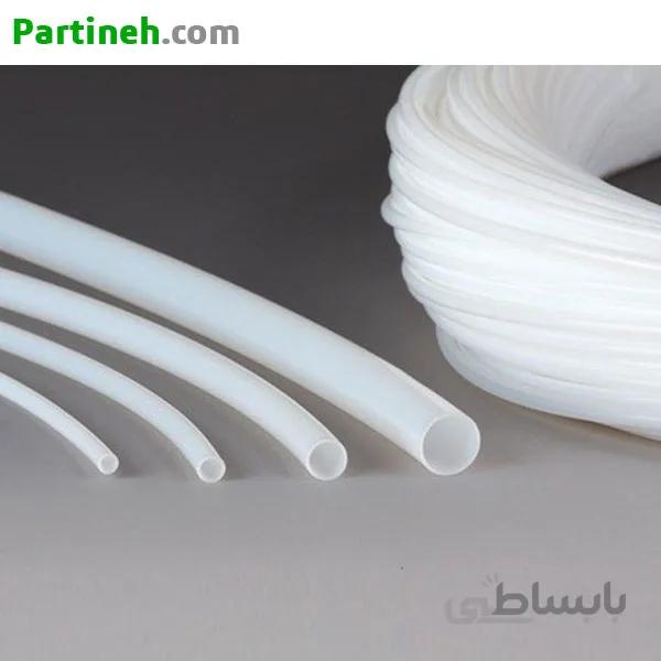 لوله تفلون PTFE ساخت آلمان سایز ۱۰ در ۱۲ میلیمتر ا Partineh.com
