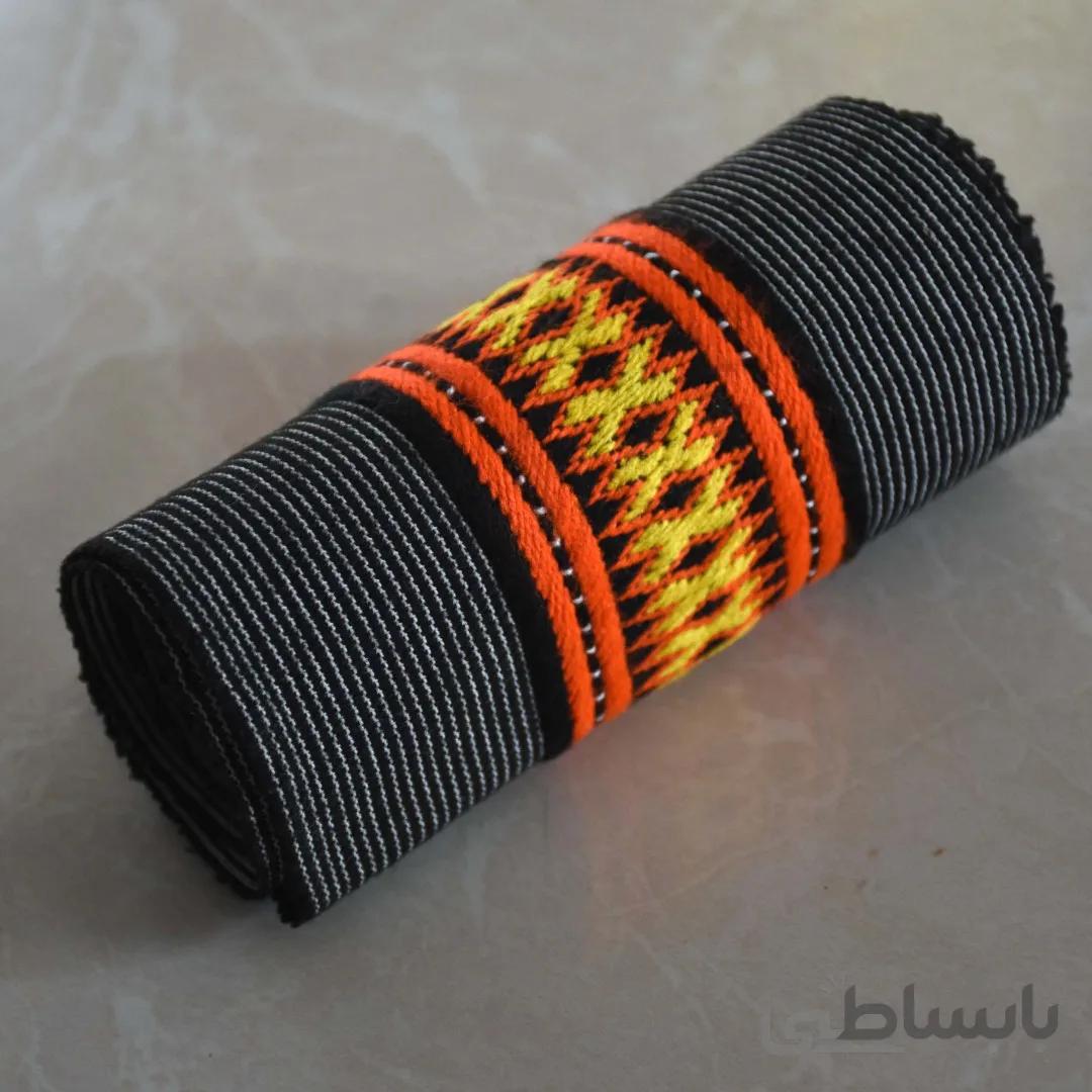 نوار دست دوز سنتی بلوچی طول 100 و عرض 5.5 سانت مدل NVR-03