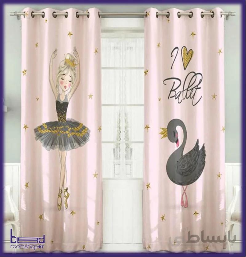 پرده اتاق خواب با چاپ سه بعدی مدلP1018