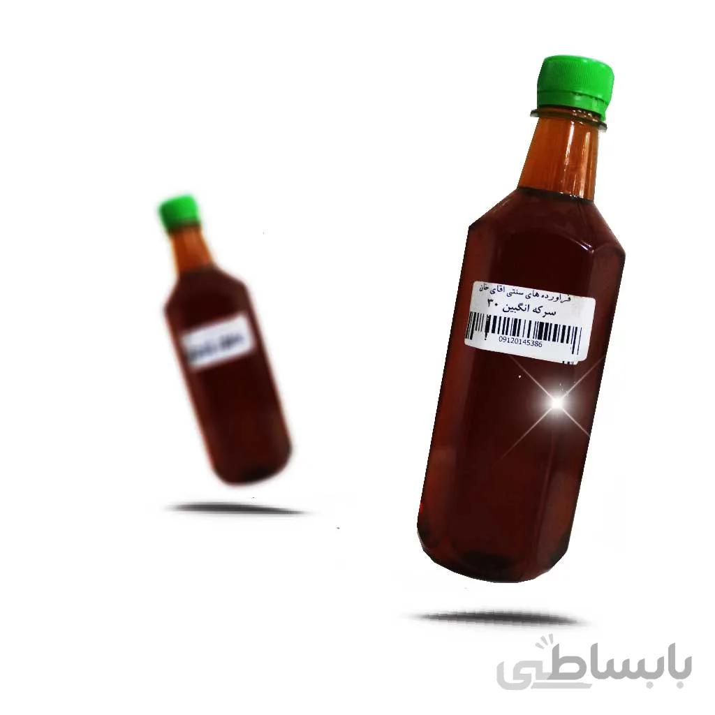 سرکه انگبین خالص و ارگانیک تهیه شده با عسل