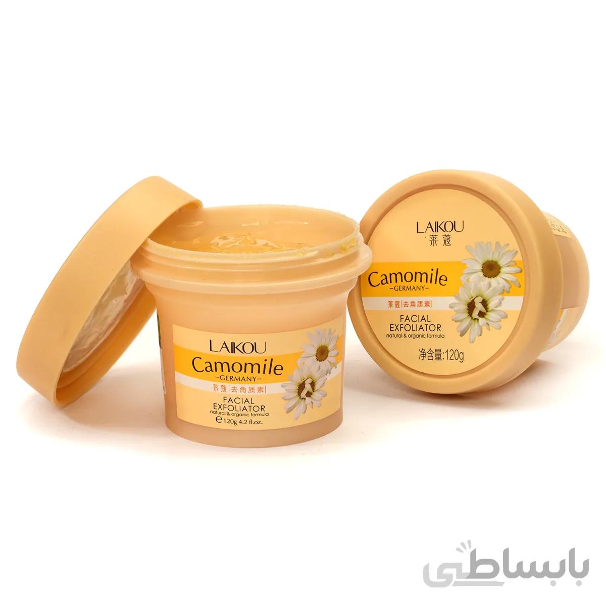 ماسک لایه بردار صورت بابونه و جلبک دریایی لایکو LAIKOU