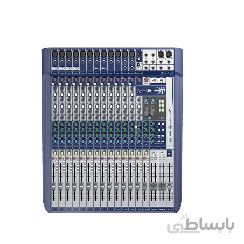 میکسر صدا ساند کرافت مدل Signature 16 ا Soundcraft Signature 16