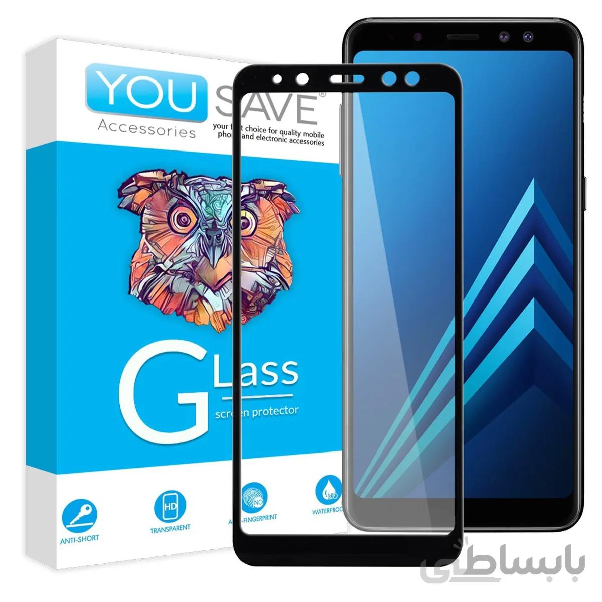 گلس تمام صفحه یوسیو مناسب برای گوشی سامسونگ galaxy a8