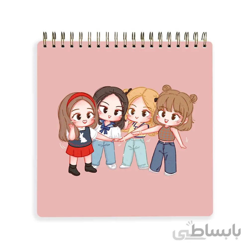 دفترچه يادداشت black pink کد 10100210