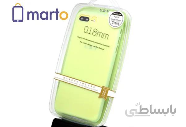 کاور محافظ URV مناسب براي گوشي اپل iPhone 7 Plus ا URV Pastel Green Bumper Case for the Apple iPhone 7 Plus