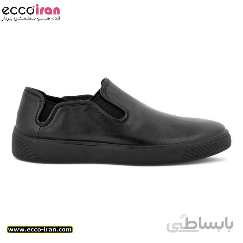 کفش مردانه اکو اصل مدل ECCO STREET TRAY M BLACK/BLACK