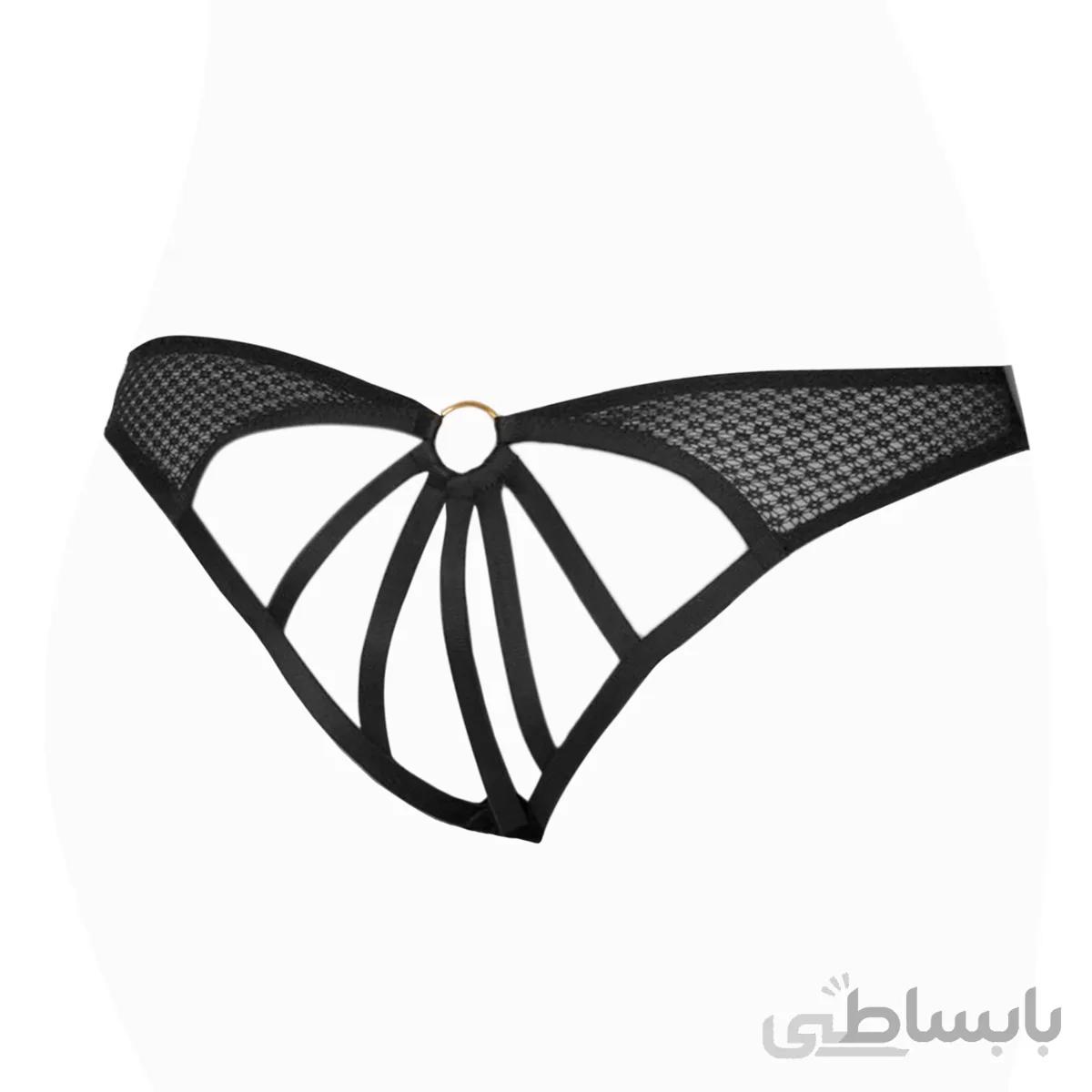 شورت زنانه لامبادا عنکبوتی بندی