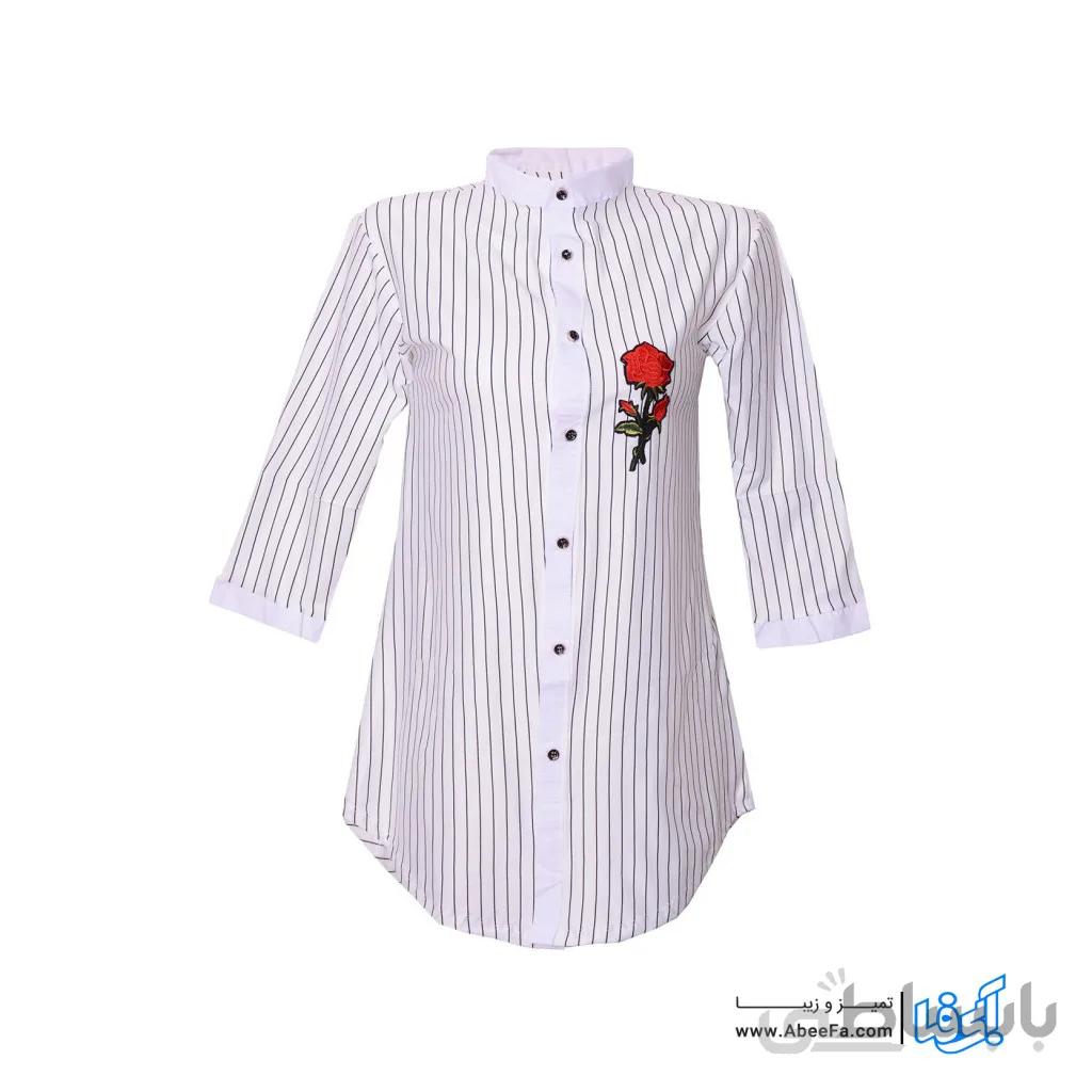 شومیز زنانه مدل RZ-ARSA82039-SHO.RA-SE رنگ سفید