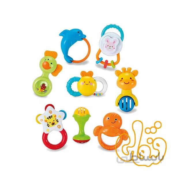 ست جغجغه 8 تایی Fun 'n Play Rattle Set 3080
