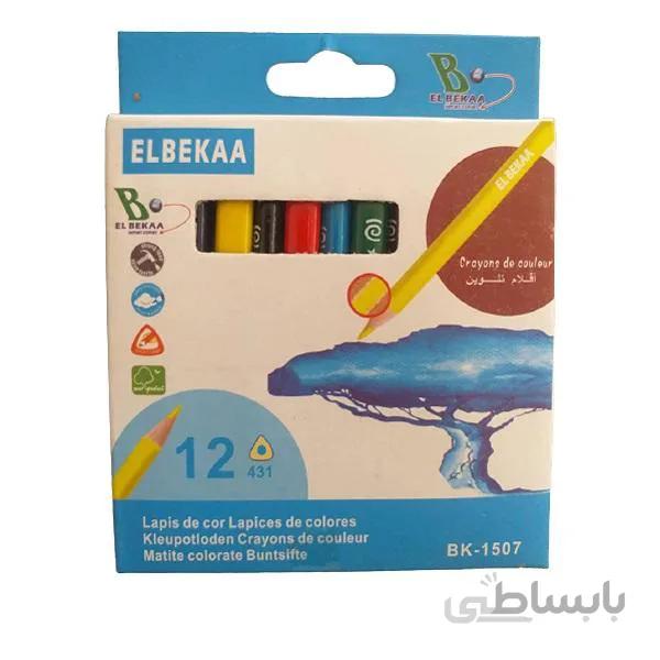 مداد رنگی ۱۲ رنگ البکا مدل شقایق