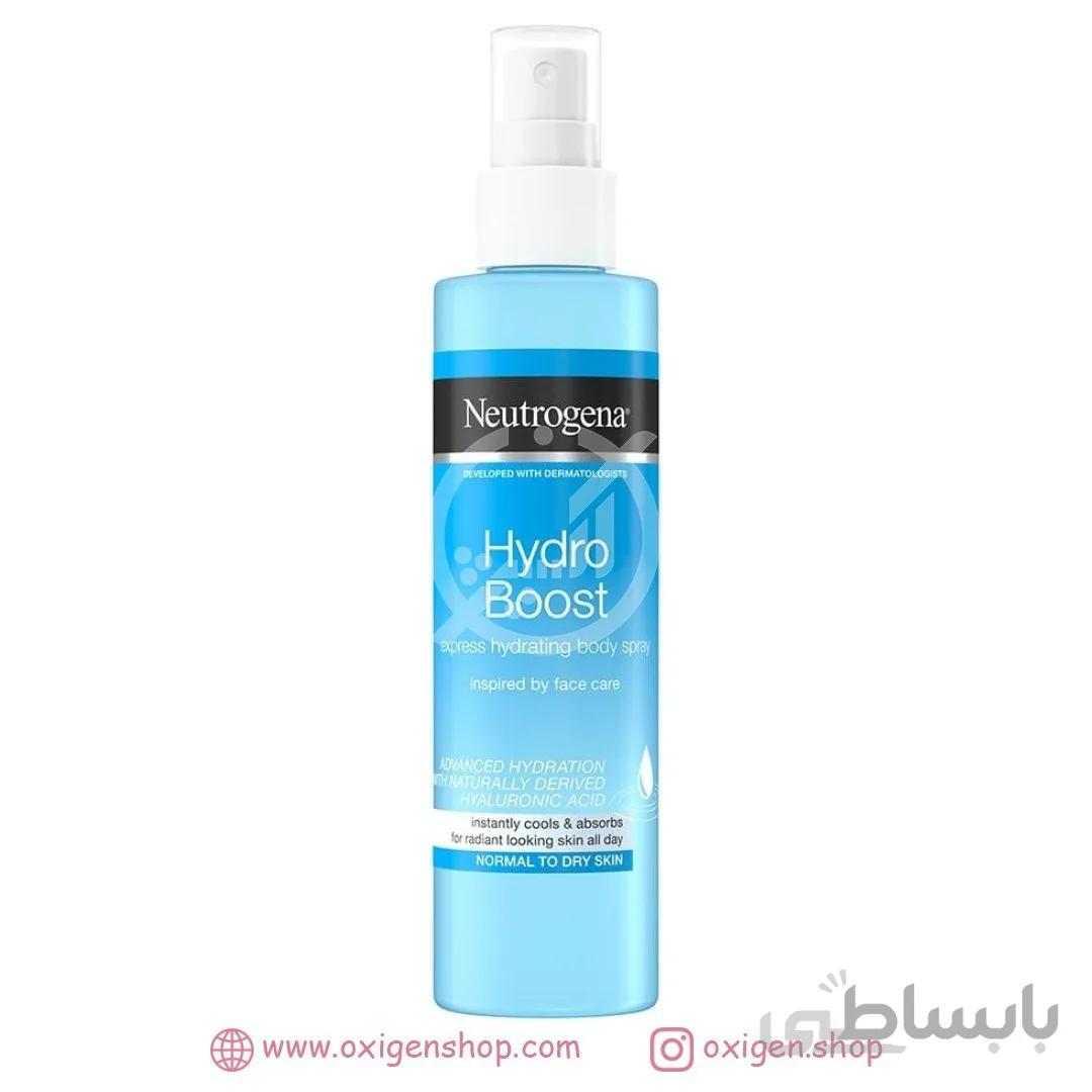 اسپری آبرسان نیتروژینا مدل hydro boost aqua spray corporal express ا Neutrogena hydro boost aqua body spray express