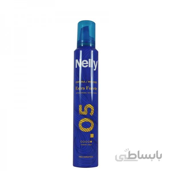 موس فوم فوق قوی (ضد وز) نلی ا Extra Anti Frizz Hair Mousse NELLY