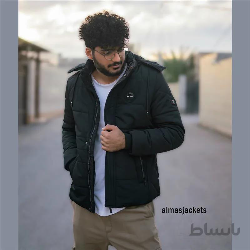کاپشن مردانه کلاه دار برند DJ کد: 7050