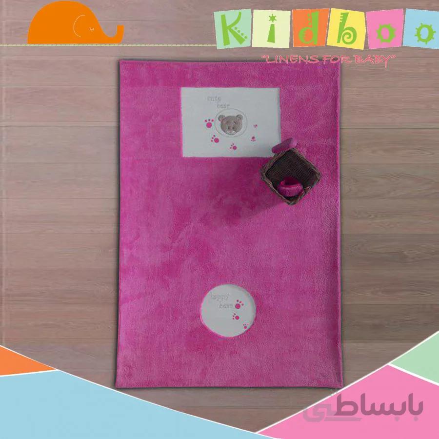 فرش اتاق کودک Cute Bear Pink