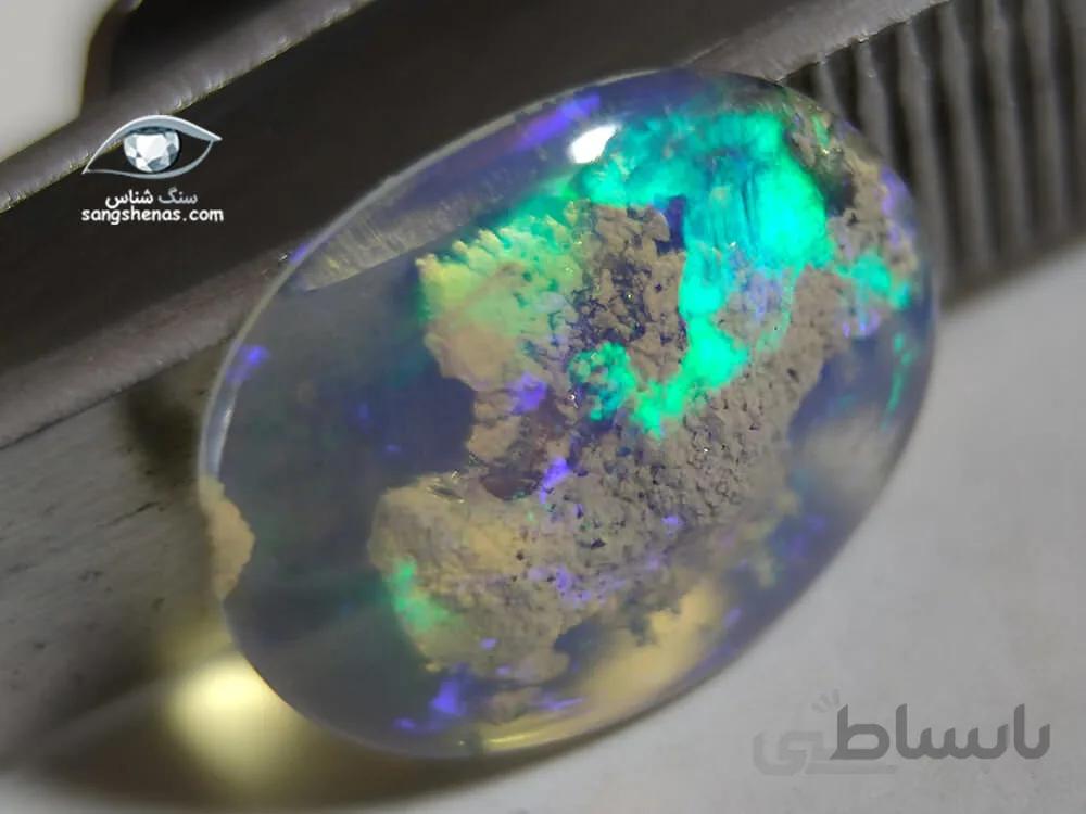 اوپال ژله ای اتیوپی طبیعی 3.91 قیراط