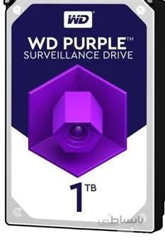 هارد دیسک اینترنال وسترن دیجیتال سری بنفش ظرفیت 1 ترابایت ا Western Digital Purple Internal Hard Drive 1TB کد 298287