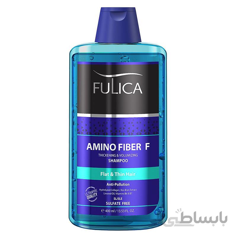 شامپو تقویت کننده و حجم دهنده مو حاوی Amino Fiber F حجم 400 میل فولیکا ا Fulica Amino Fiber F Shampoo 400ml