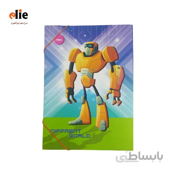 کلاسور کشدار کلیپس طرح ربات