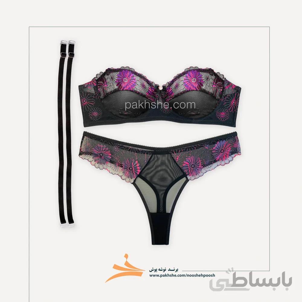 ست دکلته فنردار برند نوشه پوش کد 88004