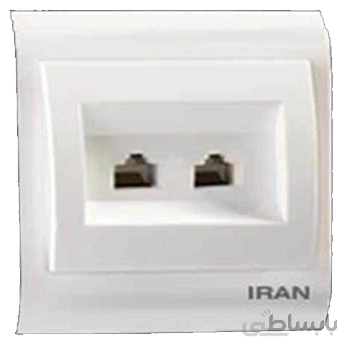 سوکت cat6+cat3 فضل الکتریک مدل ایران
