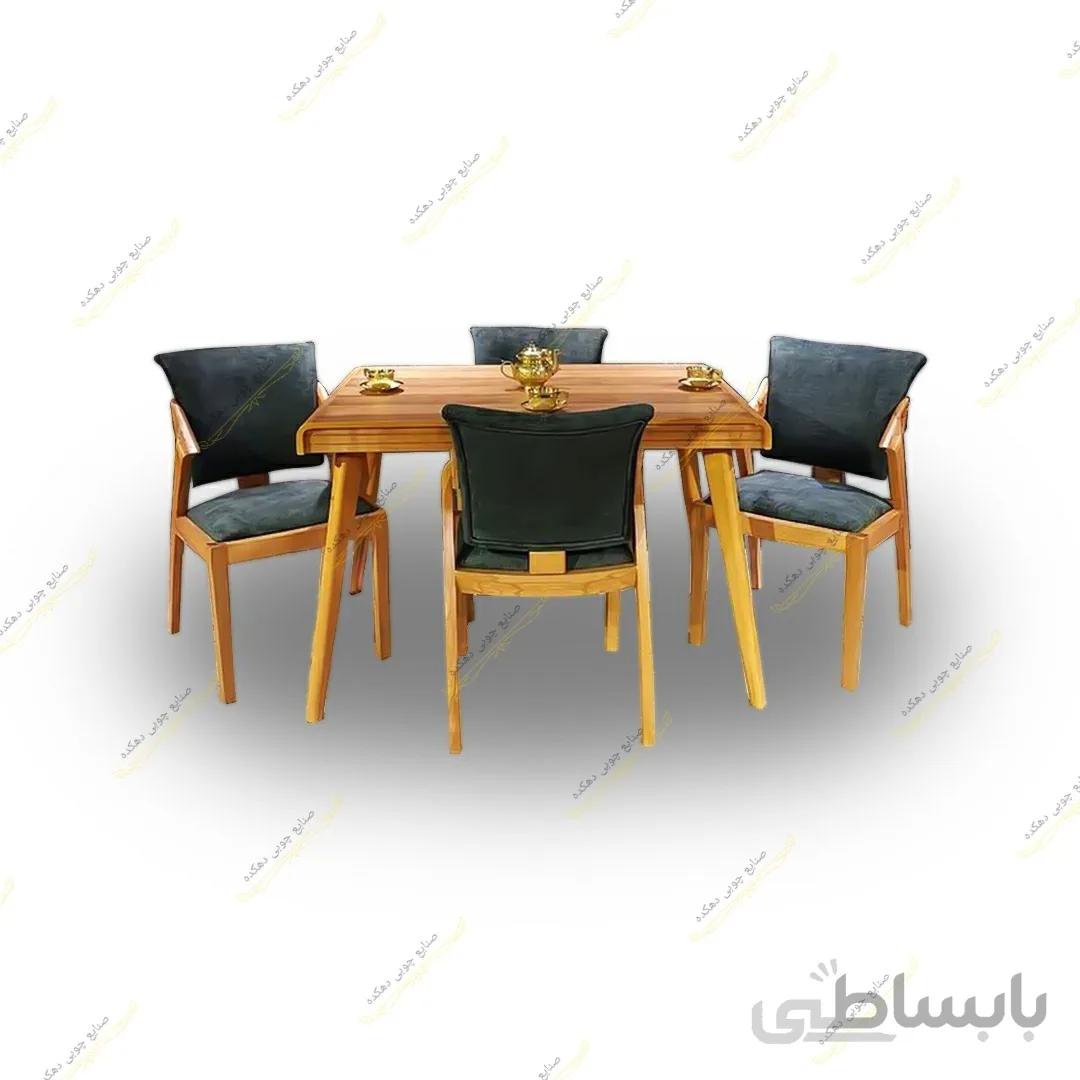 میز ناهار خوری پارادایس با صندلی پیچک