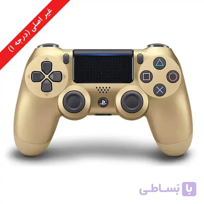 کنترلر (دسته) PS4 | غیر اصلی درجه 1 | طلایی - آکبند