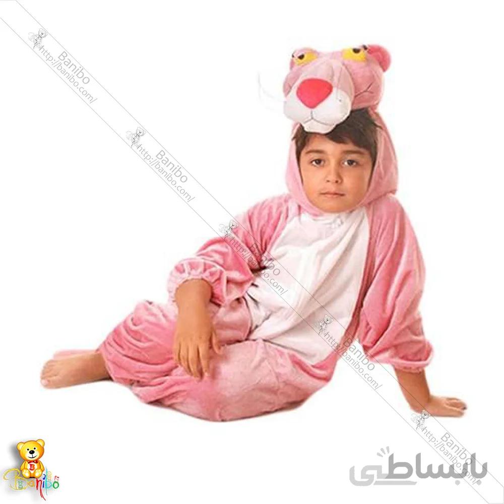 تن پوش شادی رویان مدل پلنگ صورتی