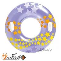 حلقه شنا بادی ستاره ای بنفش Intex 59256 ا Intex 59256