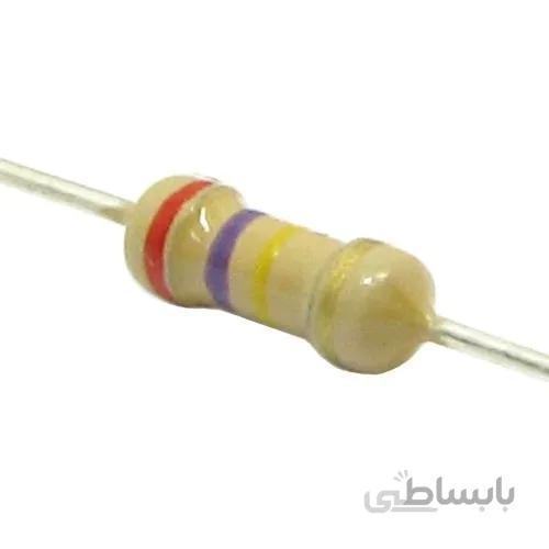 مقاومت 270 کیلو اهم 1/4 وات 5 درصد | 270K