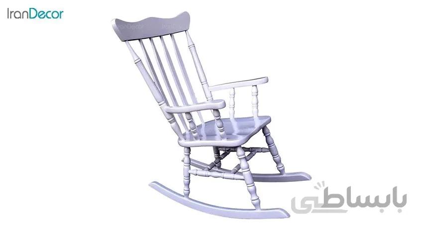 صندلی راک آمازون چوب مدل توسکا تاج ساده