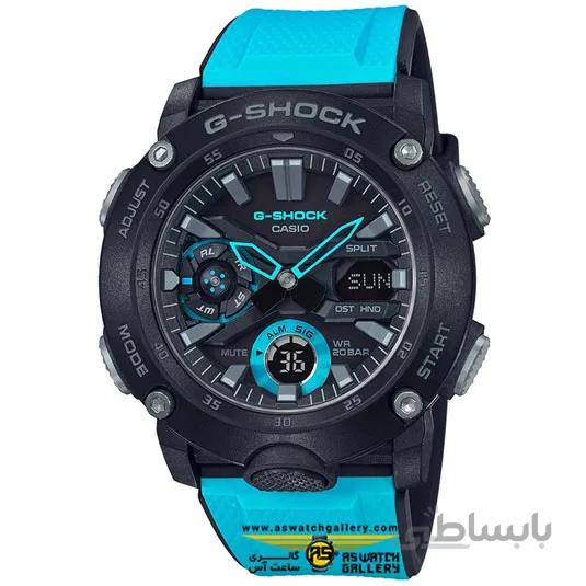 ساعت مچی مردانه G-Shock کاسیو با کد GA-2000-1A2DR ا GA-2000-1A2DR